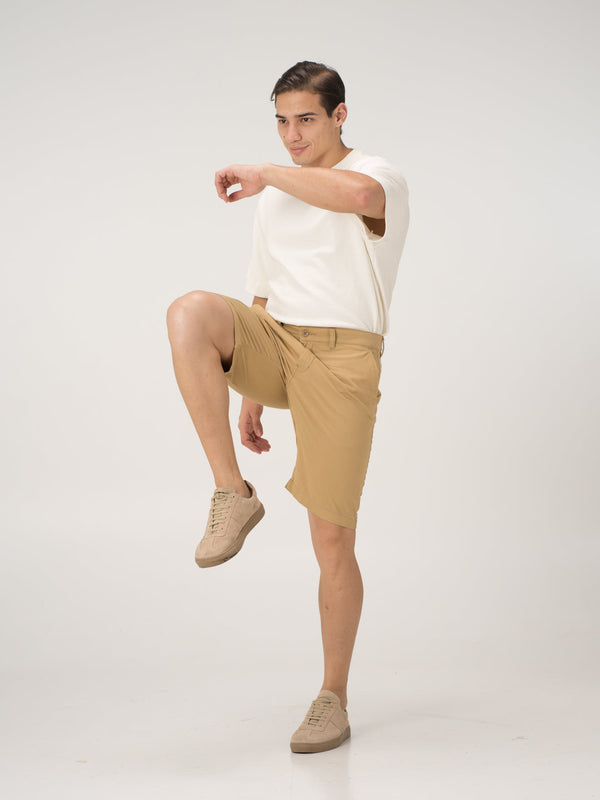 Blonde Khaki Chino Shorts