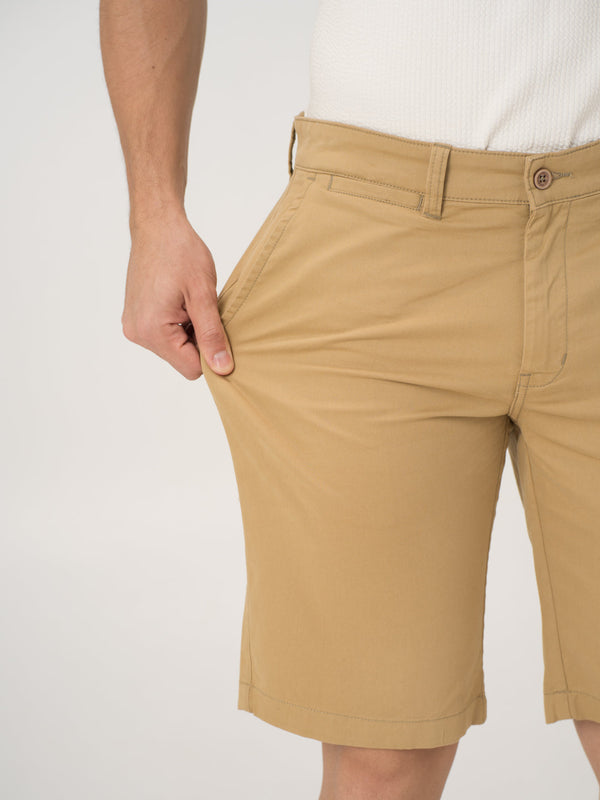 Blonde Khaki Chino Shorts