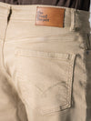 Fossil Beige Relaxed Fit Jeans