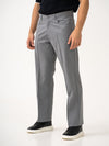 Haze Grey Relaxed Fit Korean Pintuck Pants
