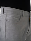 Haze Grey Relaxed Fit Korean Pintuck Pants