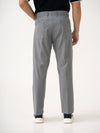 Haze Grey Relaxed Fit Korean Pintuck Pants