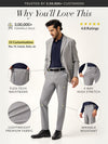 Mineral Grey Stretch Pants