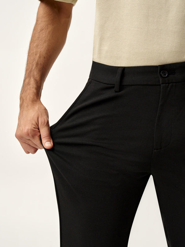 Bangalore Black Power-Stretch Pants