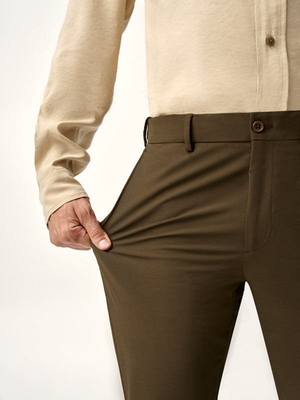 Army Olive Stretch Pants