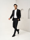 Ebony Black Stretch Pants