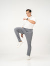 Light Grey Slim Fit Power Stretch Pants
