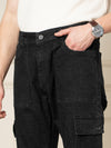 Ridge Black Relaxed Fit Denim Cargos