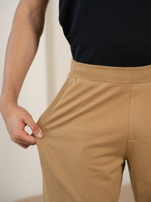 Explorer Khaki Cotton Sweatpants