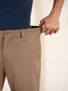 Malai Khaki Soft-touch Slim Fit Power Stretch Pants
