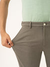 Crypto Green Waffle Textured Power-Stretch Pants