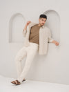 Reflora Cream Linen Sorona Pants