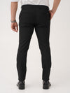 Monolith Black Luxury Twill Relaxed Fit Stretch Formal Pants