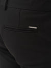 Monolith Black Luxury Twill Relaxed Fit Stretch Formal Pants