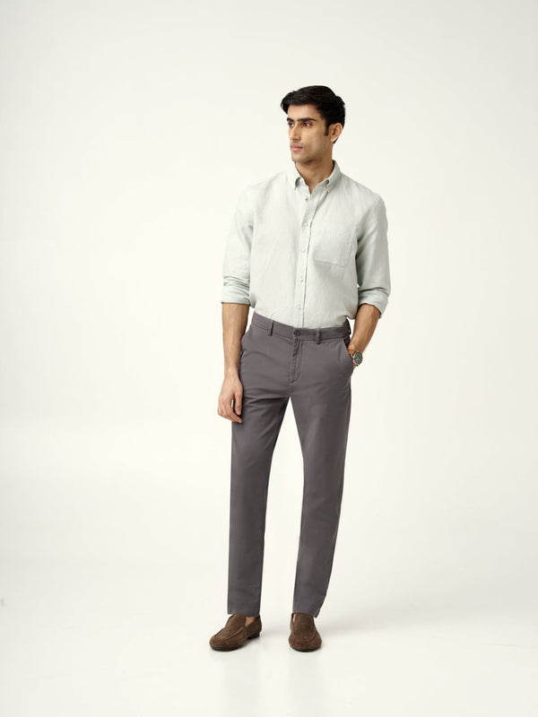 Spanish Grey Stretch Chinos