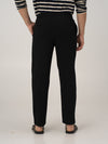 Vinyl Black Cotton Sweatpants